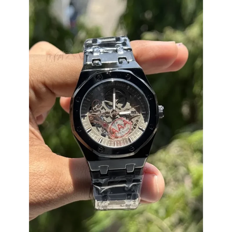 Audemars Piguet Watch Royal Oak Full Black Quartz For Men (CS182)