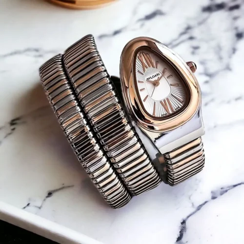 Bvlgari Watch Copper White Dial For Women (SG178)