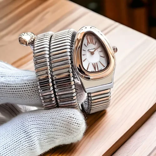 Bvlgari Watch Rose Copper White Dial For Women (SG02)