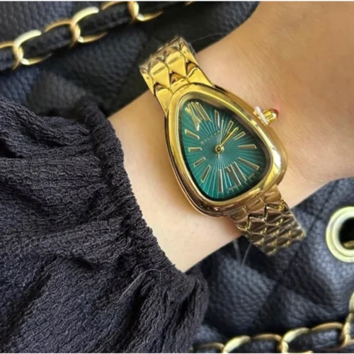 Bvlgari Watch Serpenti Seduttori Full Gold For Women (CS143)