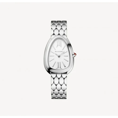 Bvlgari Watch Serpenti Seduttori Full Silver For Women (CS144)