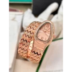 Bvlgari Watch Serpenti Spiga Rose Gold For Women (CS150)