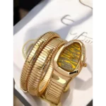 Bvlgari Watch Snake Darcy Diamond Gold Yellow For Women (SUP730)