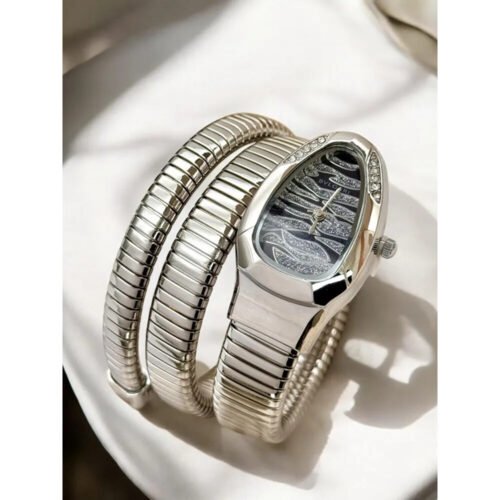 Bvlgari Watch Snake Darcy Diamond Silver For Women (SUP729)