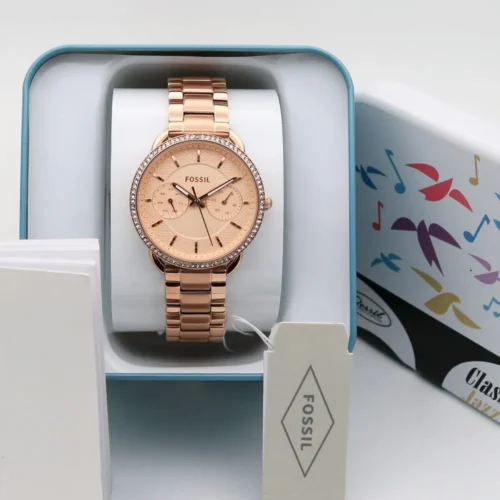 Classic Fossil Watch For Women (IC178)