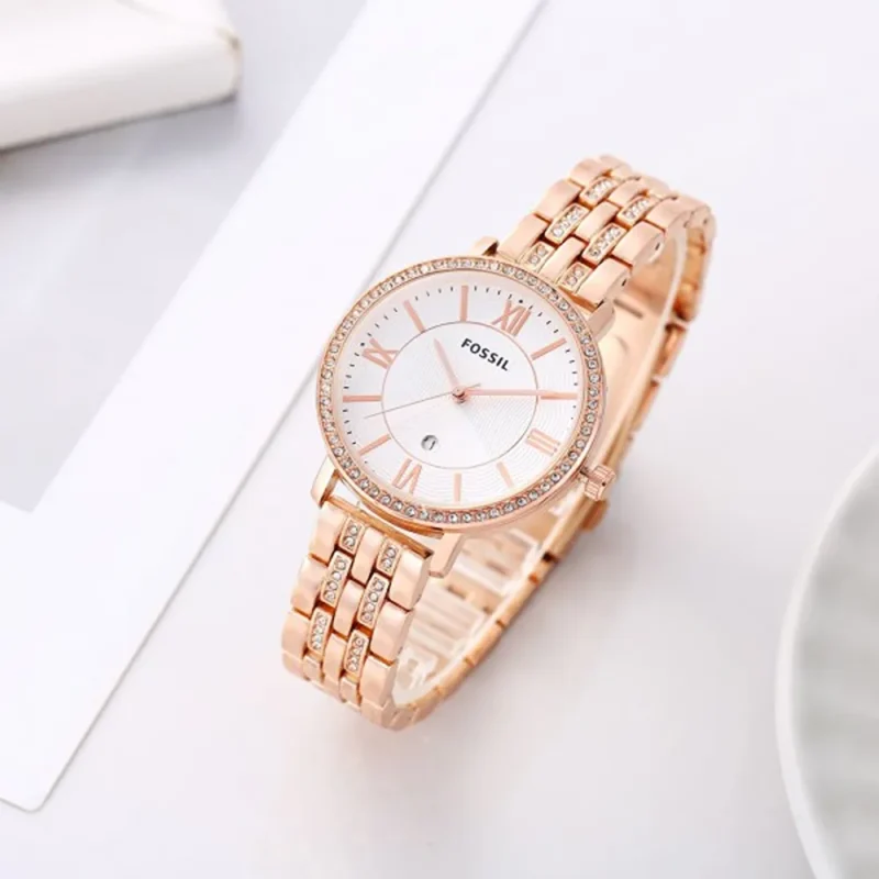 Fossil Watch Jacqueline Copper-White For Women (SG68)
