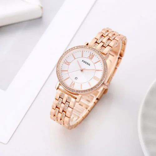 Fossil Watch Jacqueline Copper-White For Women (SUP667)