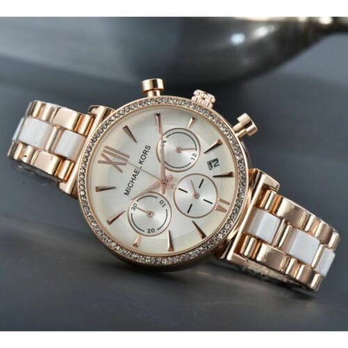 Michael Kors Watch With Working Chronograph for Women Watch (SG-104)