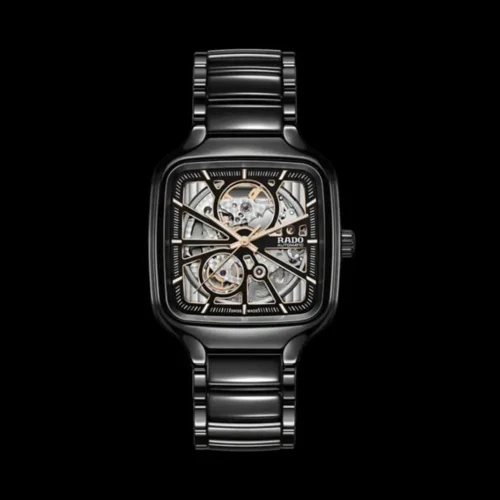 Rado Watch True Square Ceramic Black Automatic For Men (SW1416)