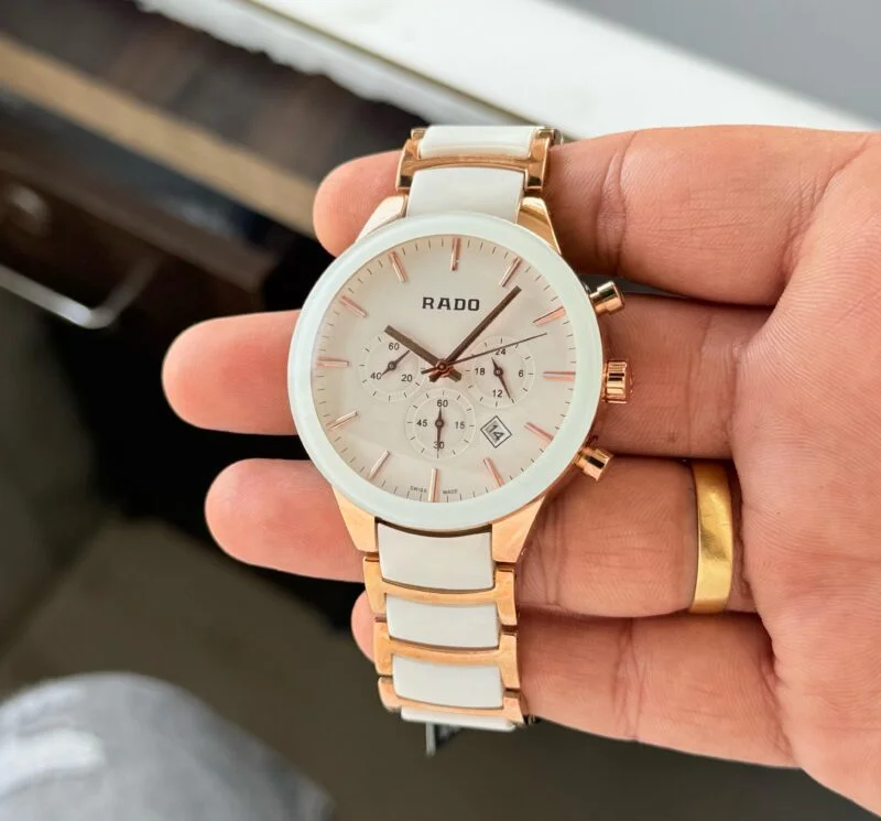 Rado White Centirx Chronograph Model