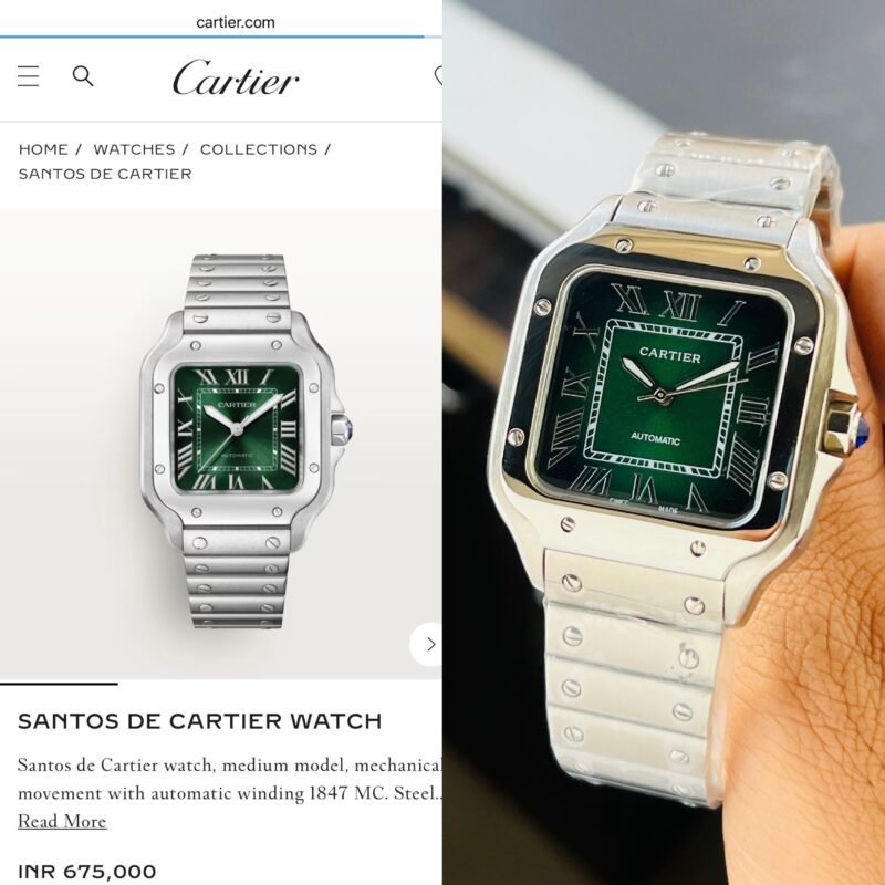 Cartier Santos Geometric Shape