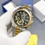 Casio edifice EFR 539 silver golden