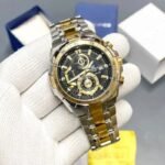 Casio edifice EFR 539 silver golden