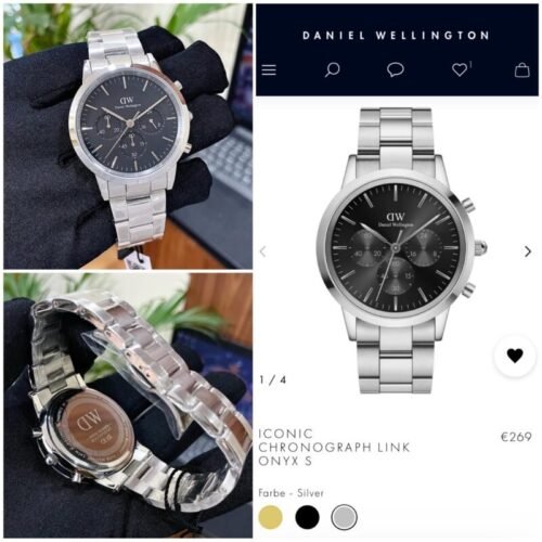 DW Iconic Chronograph Link Onyx S