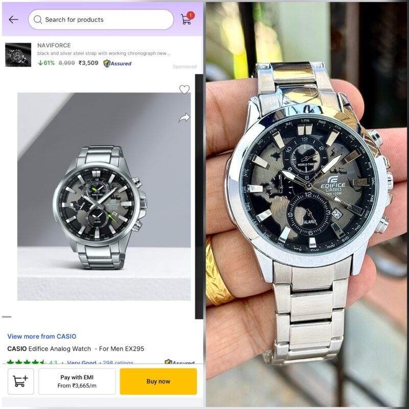 Edifice Casio EFR 303 World Map Series