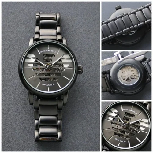 Emporio Armani Watch Meccanico Eagle For Men (SW2164)