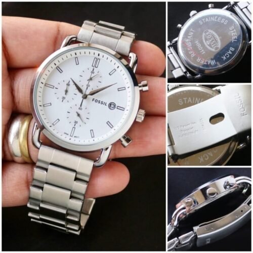 Fossil Commuter Silver
