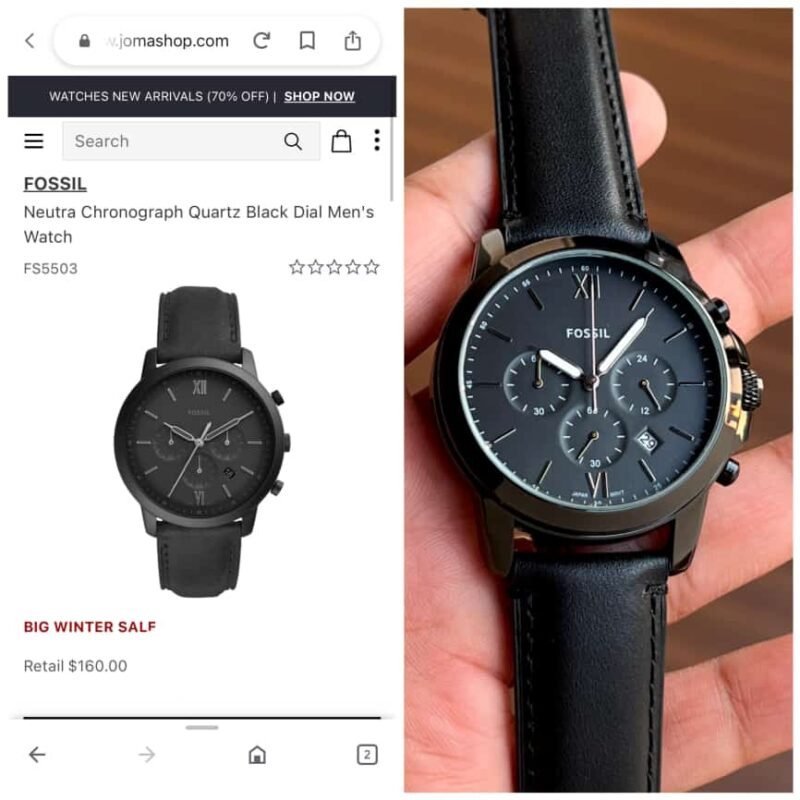Fossil NEUTRA Black Fossil NEUTRA Black