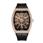 Franck muller Rose Gold Daimond With Dail Diomand