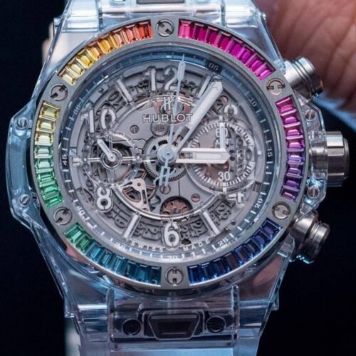 Hublot Big Bang Transparent Unico Sapphire Rainbow