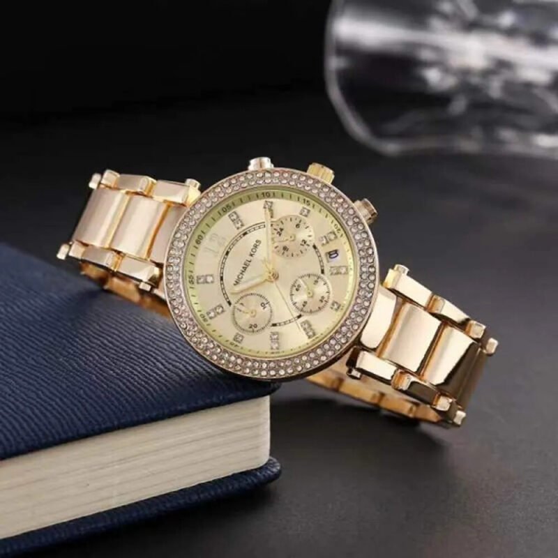 Michael Kors Watch Parker Gold-White For Women (SW63)