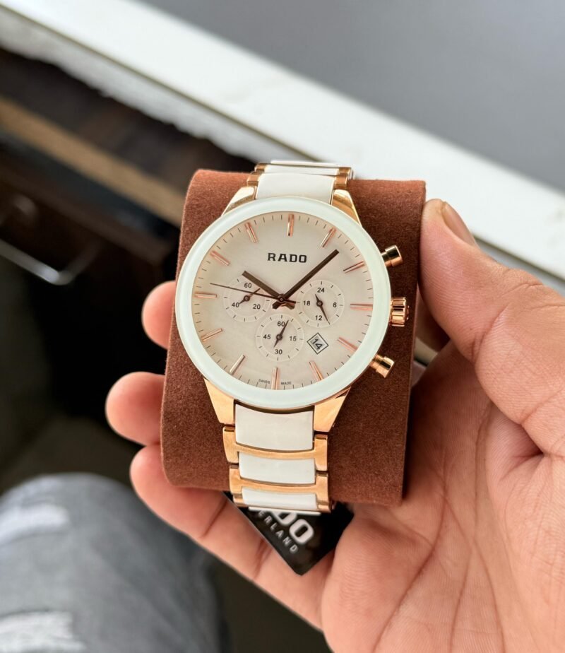 Rado White Centirx Chronograph Model