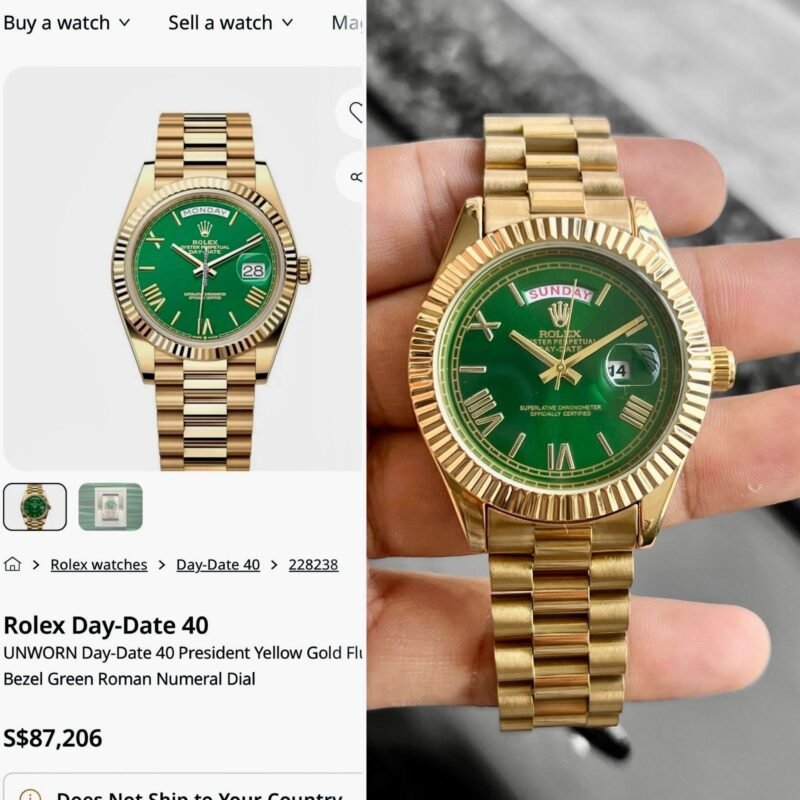 Rolex Urdu Perpetual Day & Date