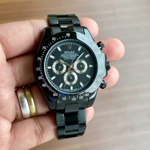 See Men’s Stainless Steel Rolex Watch (SG-204)