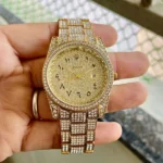 Swarovski Watch Brown With Rose Gold For Women (SW123)