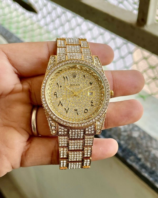 Swarovski Watch Brown With Rose Gold For Women (SW123)