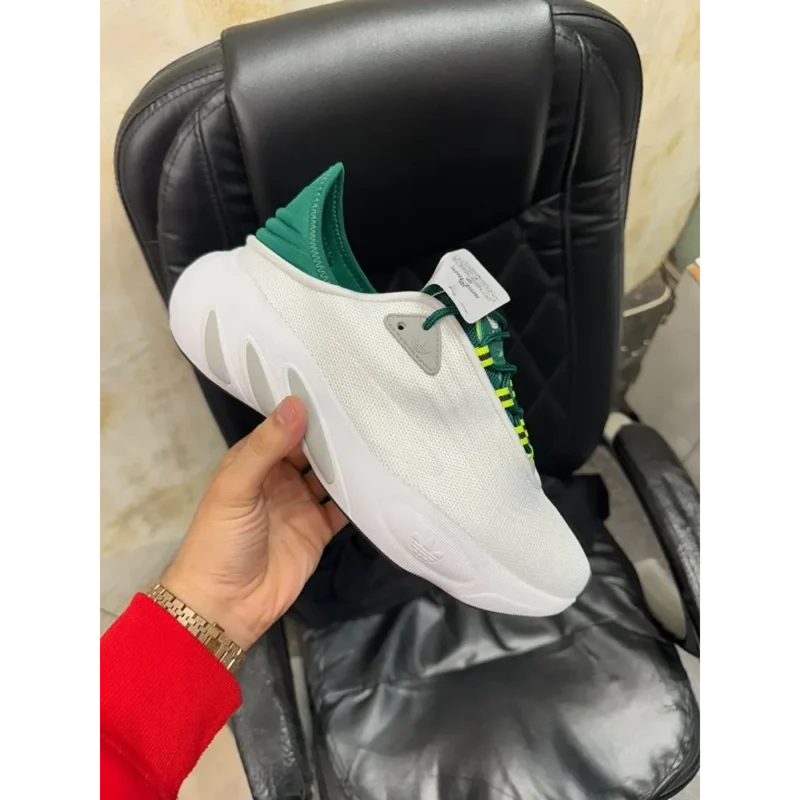 Adidas Adifoam White Green Men Shoes (FT723)