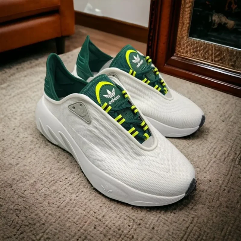 Adidas Adifoam White Green Men Shoes (FT723)