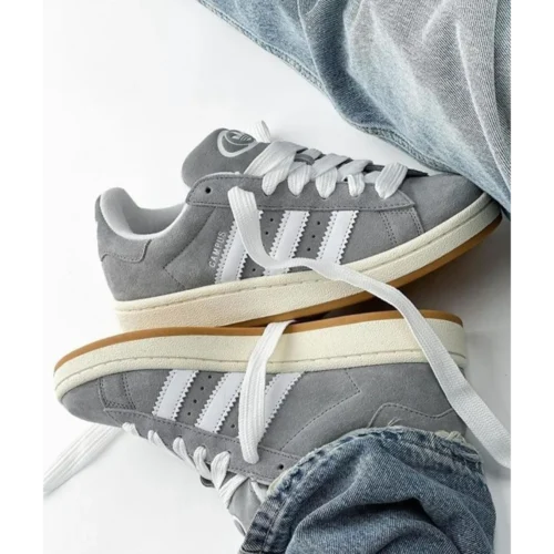 Adidas Campus 00S Grey White Men Shoes (FT688)