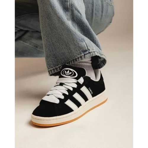 Adidas Campus Black Shoes For Men (HS50)