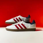 Adidas Samba White Red Men Shoes (FT511)