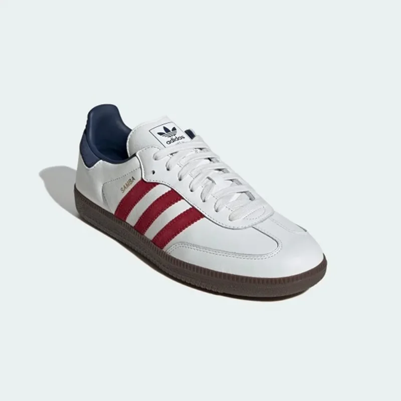 Adidas Samba White Red Men Shoes (FT511)