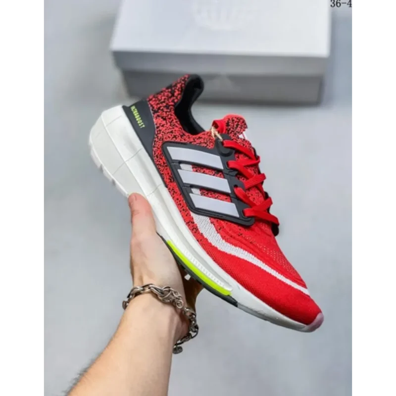 Adidas Ultraboost Light Red Black Men Shoes (FT708)