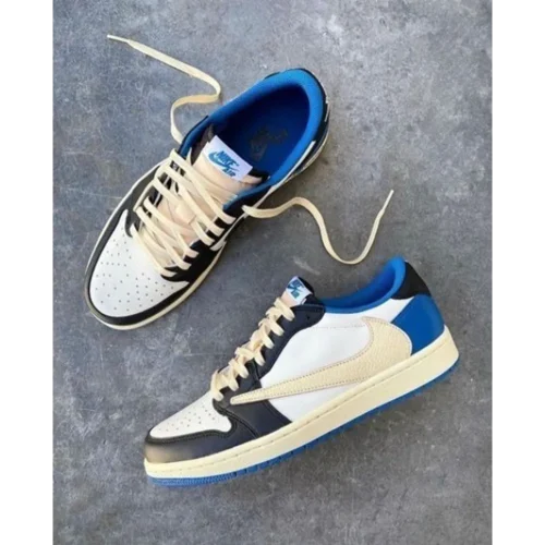 Air Jordan Retro 1 x Travis Scott Fragment Semi UA Without Outer Cover Shoes For Men (SF12)