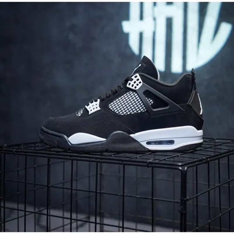 Air Jordan Retro 4 Panda Black White Shoes For Men (HS121)
