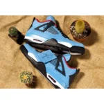 Air Jordan Retro 4 Travis Scott Cactus Jack Shoes For Men (BSF107)