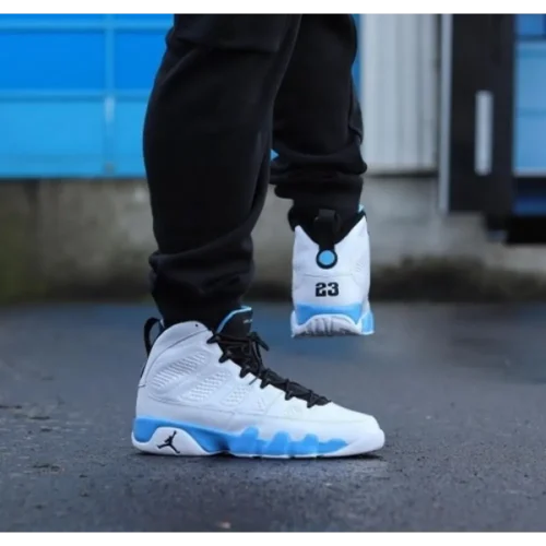 Air Jordan Retro 9 Power Blue Men Shoes (FT450)