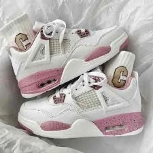 Classy Air Jordan 4 Pink Oreo Shoes For Men (SHI175)