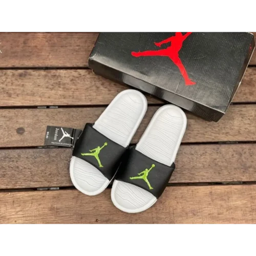 Classy Air Jordan Break Slides White Volt For Men (BH1016)