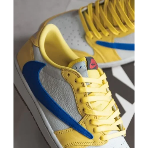 Classy Air Jordan Retro 1 Travis Scott Canary Shoes For Men (SHUB259)