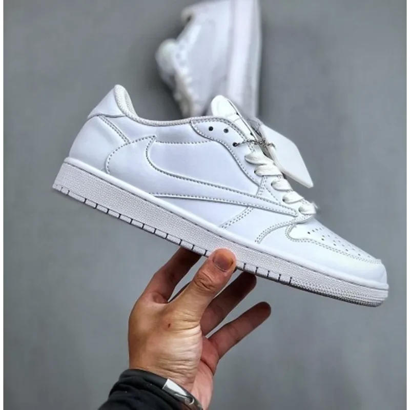 Classy Air Jordan Retro 1 X Travis Scott White Party Shoes For Men (TS937)