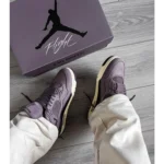 Classy Air Jordan Retro 4 Ma Maniere Purple Shoes For Men (SHUB252)