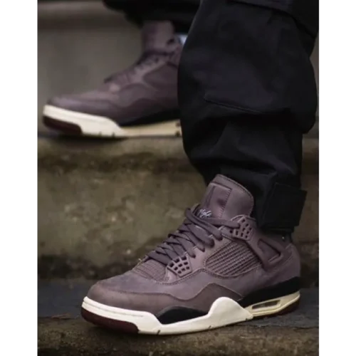 Classy Air Jordan Retro 4 Ma Maniere Purple Shoes For Men (TS944)