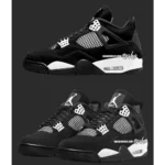 Classy Air Jordan Retro 4 Oreo Panda Shoes For Men (BH817)