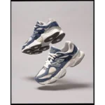 Classy New Balance 9060 White Blue Shoes For Men (SHUB278)