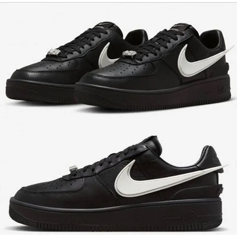 Classy Nike Air Force 1 X Low Ambush Black Shoes For Men (BH763)